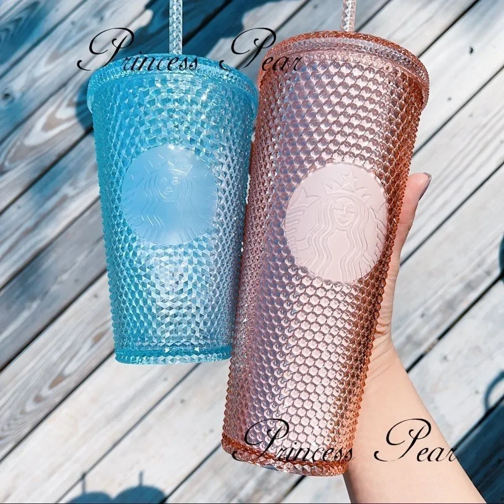 Starbucks Pale rose & Icy Blue Studded - Picture 6 of 7